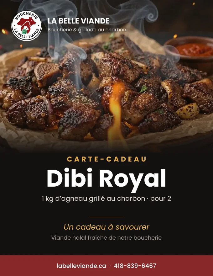Carte-cadeau Dibi Royal de La Belle Viande