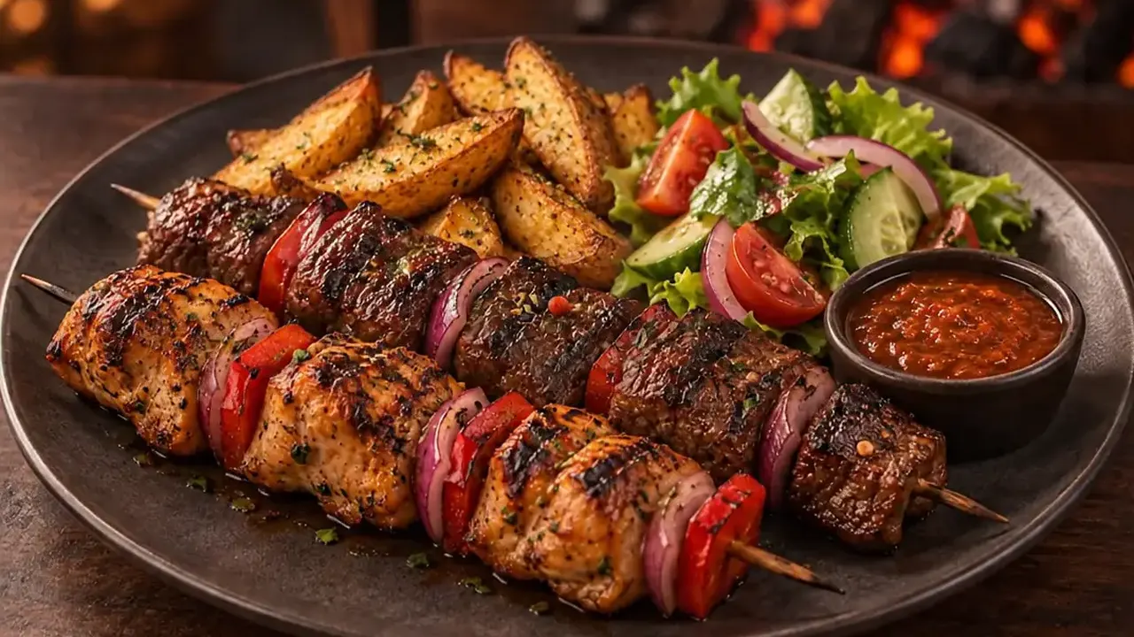 Assiettes brochettes
